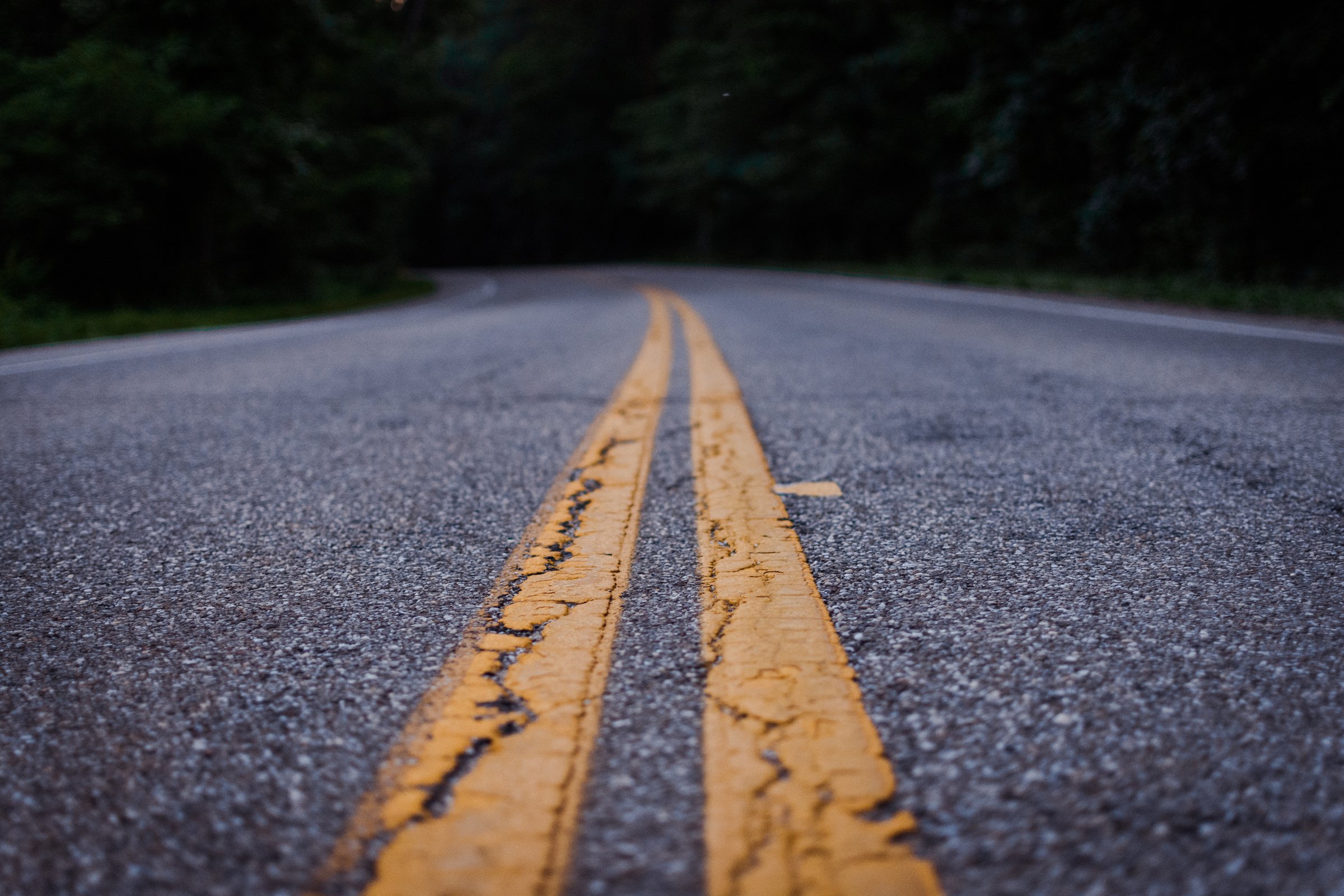 Close Up Photo of Gray Concrete Road